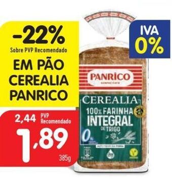 Minipreço Pão de forma panrico promoção