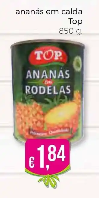 Bolama Ananás em Calda Top 850g promoção