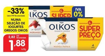 Minipreço Iogurte grego oikos promoção