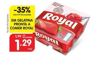 Minipreço Gelatina royal promoção
