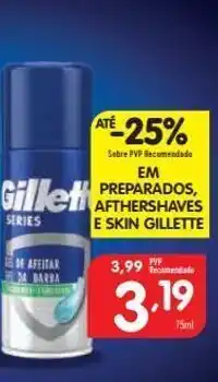 Minipreço Aftershave gillette promoção