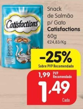 Minipreço Ração para gatos catisfaction promoção