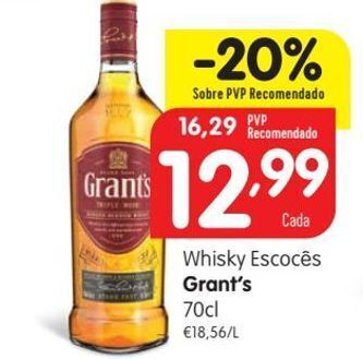 Minipreço Whisky escocês grant's promoção