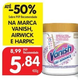 Minipreço Tira manchas vanish promoção