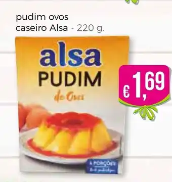 Bolama Pudim Ovos Caseiro Alsa 220g promoção