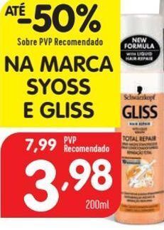 Minipreço Produtos para o cabelo gliss promoção