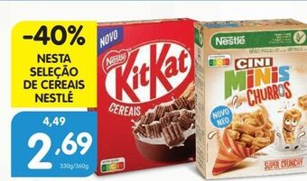 Minipreço Cereais nestlé promoção