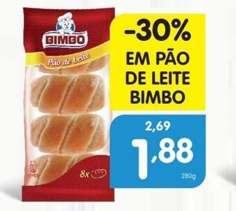 Minipreço Pão de leite bimbo promoção