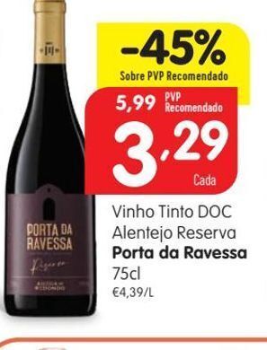Minipreço Vinho tinto porta da ravessa promoção