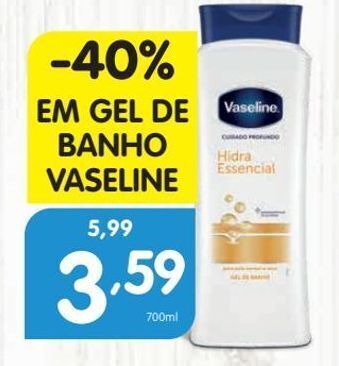 Minipreço Gel de banho vaseline promoção