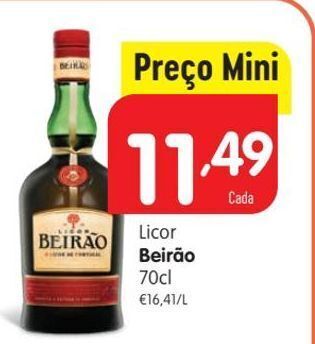 Minipreço Licor beirão promoção