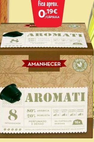 Amanhecer Cápsulas de café amanhecer promoção