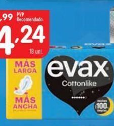 Minipreço Absorvente evax promoção