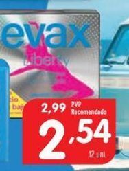 Minipreço Absorvente evax promoção