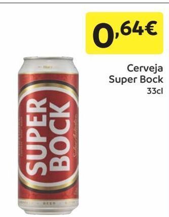 Amanhecer Lata de cerveja super bock promoção