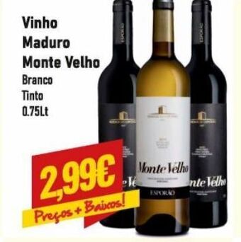 Belita Vinhos monte velho promoção