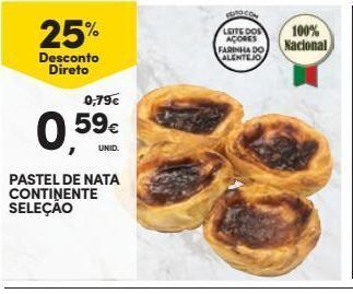 Continente Bom dia Pastelaria promoção