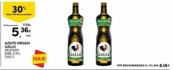 Continente Bom dia Azeite virgem gallo promoção