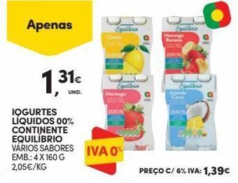 Continente Bom dia Iogurte continente promoção