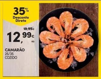 Continente Bom dia Camarão cozido promoção