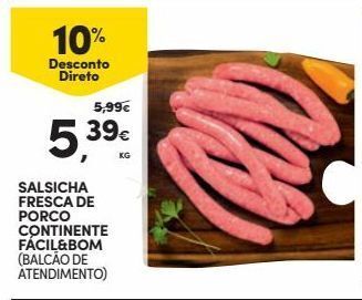 Continente Bom dia Salsicha continente promoção
