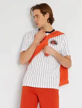 Kiabi T-shirt às riscas em algodão promoção