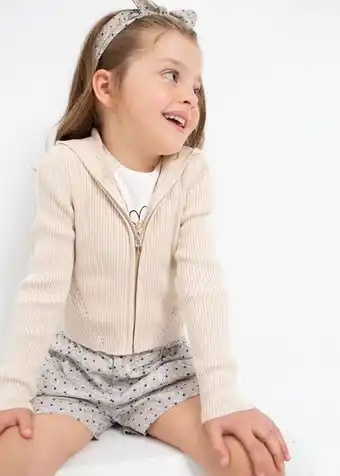 Mayoral Casaco tricot com fecho e capuz menina promoção