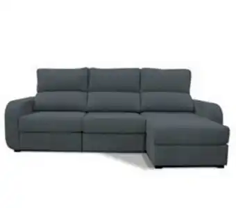 Conforama Chaise longue convertível em cama direita tecido april promoção