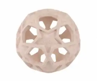Pelota mordedor reciclada estrella peach