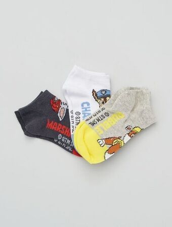 Lote de 3 pares de meias 'patrulha pata'