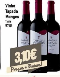 Belita Vinho tinto promoção