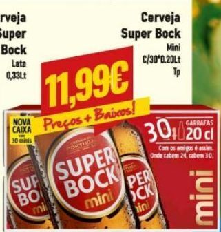 Belita Cerveja super bock promoção