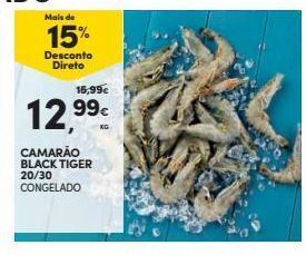 Continente Bom dia Camarão congelado promoção