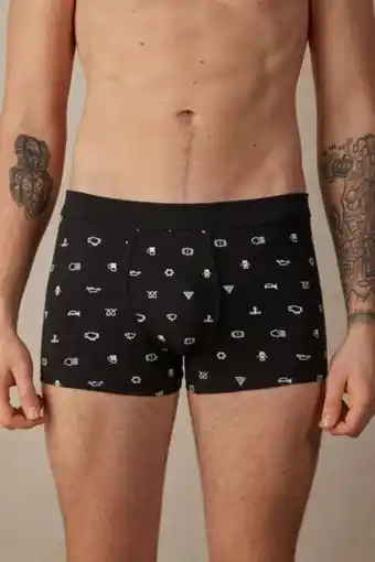 Intimissimi Boxers luzes de aviso em algodão supima® elástico promoção