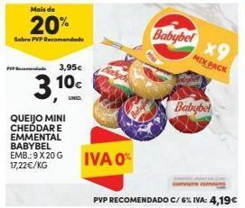 Continente Bom dia Queijos babybel promoção
