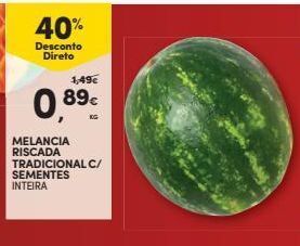 Continente Bom dia Melancia promoção