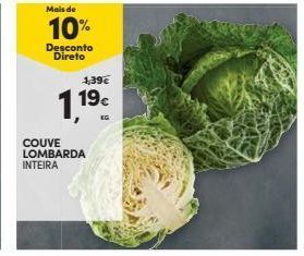 Continente Bom dia Couve promoção