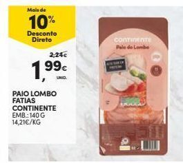 Continente Bom dia Presunto continente promoção