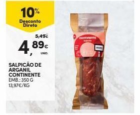 Continente Bom dia Carne curada continente promoção