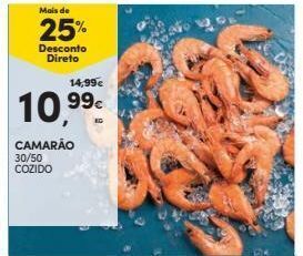 Continente Bom dia Camarão cozido promoção