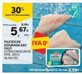 Continente Bom dia Filé de peixe iglo promoção