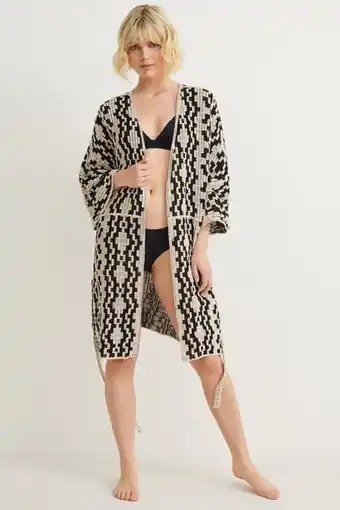 C&A Knitted poncho promoção