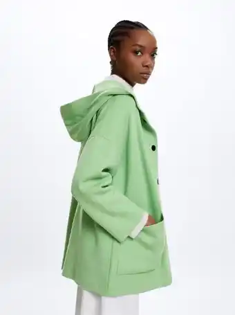 Poncho de malha com capuz poncho de malha com capuz