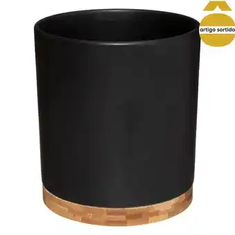 Hôma Vaso poesie em cerâmica e bambu promoção