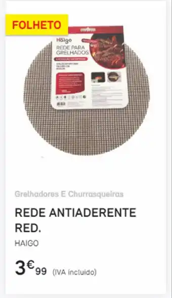 Grelhadores E Churrasqueiras REDE ANTIADERENTE RED.
