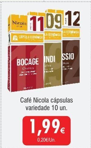 Froiz Cápsulas de café nicola promoção