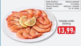 Froiz Camarão cozido promoção