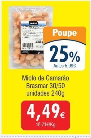 Froiz Camarão brasmar promoção