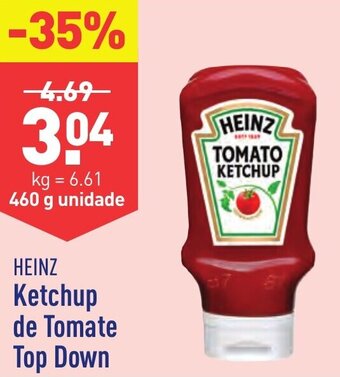 ALDI HEINZ Ketchup de Tomate Top Down promoção