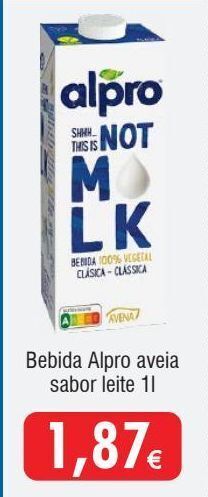 Bebida de aveia alpro